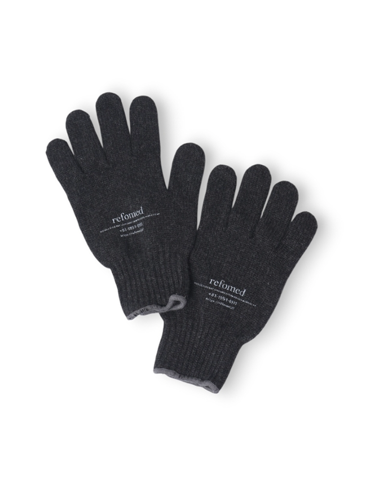 refomed / Cashmere”GUNTE” -CHARCOAL, BEIGE, MINT, RED, OFF-