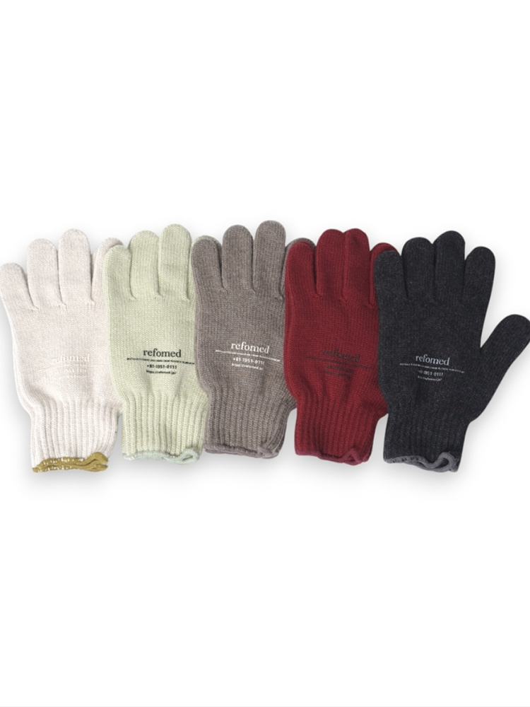 refomed / Cashmere”GUNTE” -CHARCOAL, BEIGE, MINT, RED, OFF-