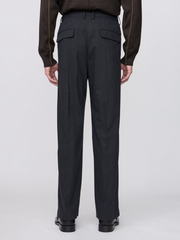 【1/24(土)発売】IRENISA / TWO TUCKS WIDE TROUSERS -CHARCOAL GRAY-