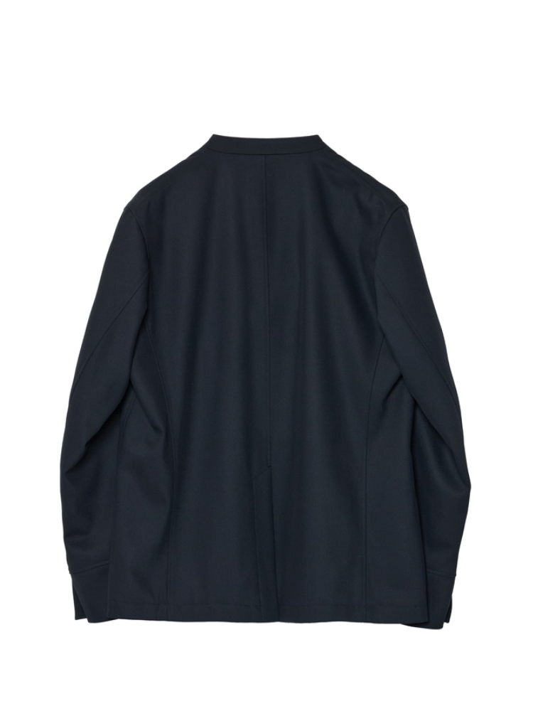 IRENISA / NO-COLLAR JAKET -BLACK-