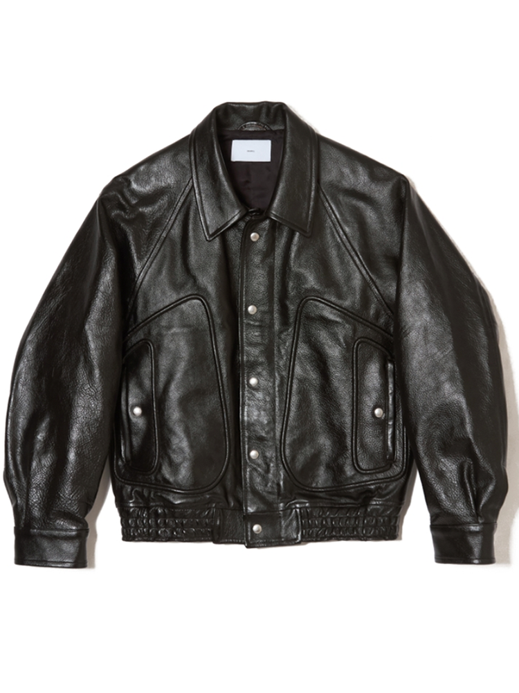 SUGARHILL / SHRINK BOMBER JACKET -BLACK SHRINK-