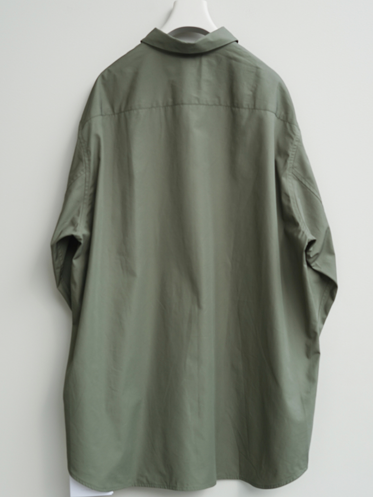 nonnotte / Oversized Shirt -Mulled Basil-
