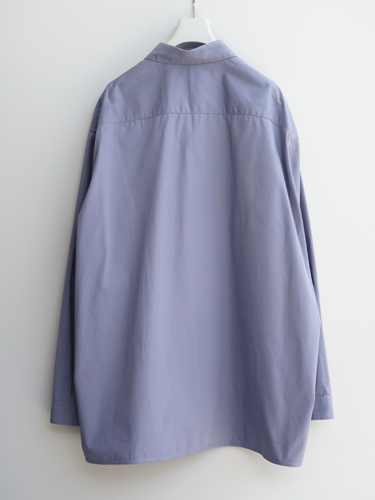 nonnotte / Oversized Shirt-Blue Granite-