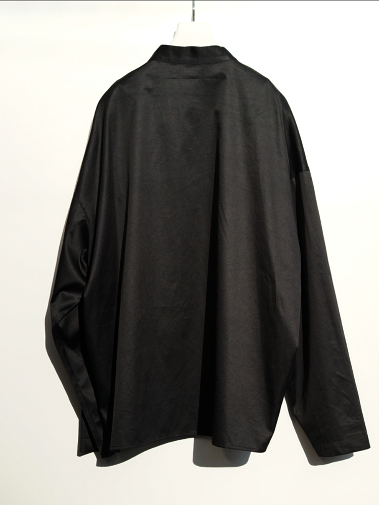 nonnotte / Draping Shirt Type C -Caviar-  [Suvin Gold Supreme Twill]