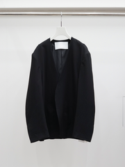 nonnotte / 三角龜領套頭衫-YAKNatural × 白色-