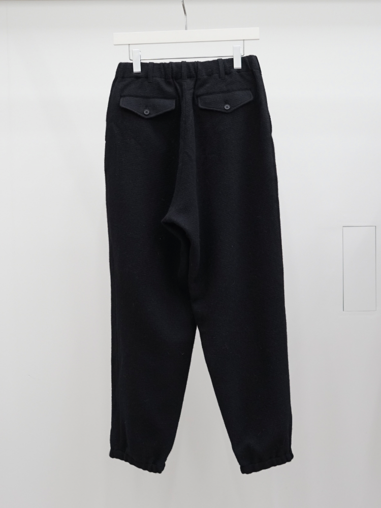 nonnotte / 針織褲超寬 -YAKNatural × TopGray-