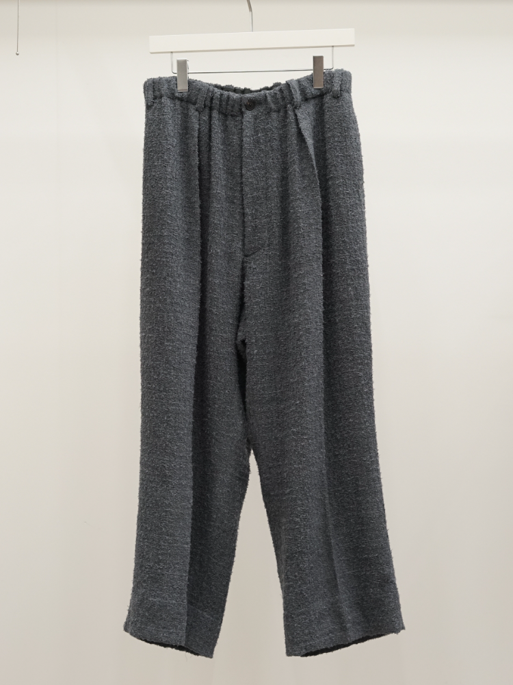 nonnotte / 針織褲超寬 -YAKNatural × TopGray-