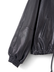 refomed / CCU LEATHER FORMAN JACKET -BLACK-