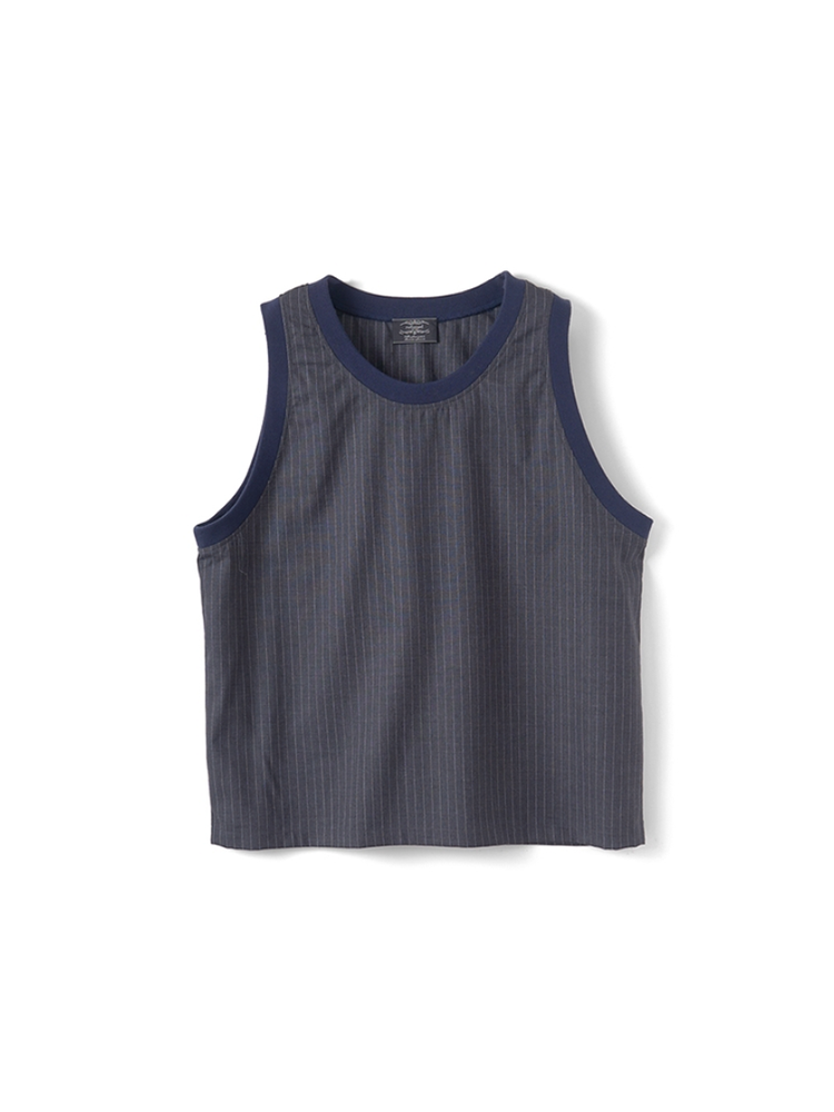 refomed / FOREMAN WOOL BIBS -CHARCOAL-