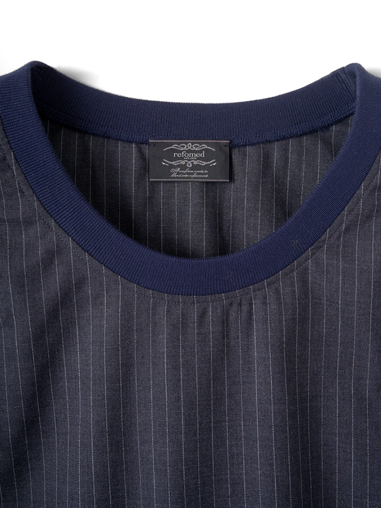 refomed / FOREMAN WOOL BIBS -CHARCOAL-