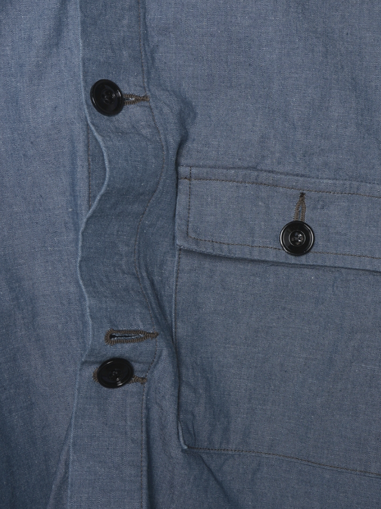 refomed /  Skip BOX SHIRT "DENIM OW" -ONE WASH-