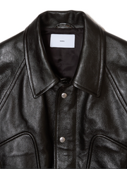 SUGARHILL / SHRINK BOMBER JACKET -BLACK SHRINK-