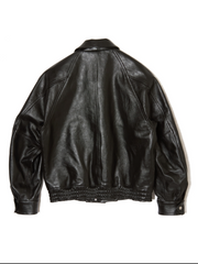 SUGARHILL / SHRINK BOMBER JACKET -BLACK SHRINK-