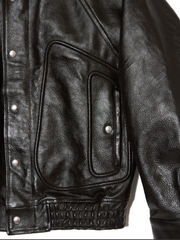 SUGARHILL / SHRINK BOMBER JACKET -BLACK SHRINK-