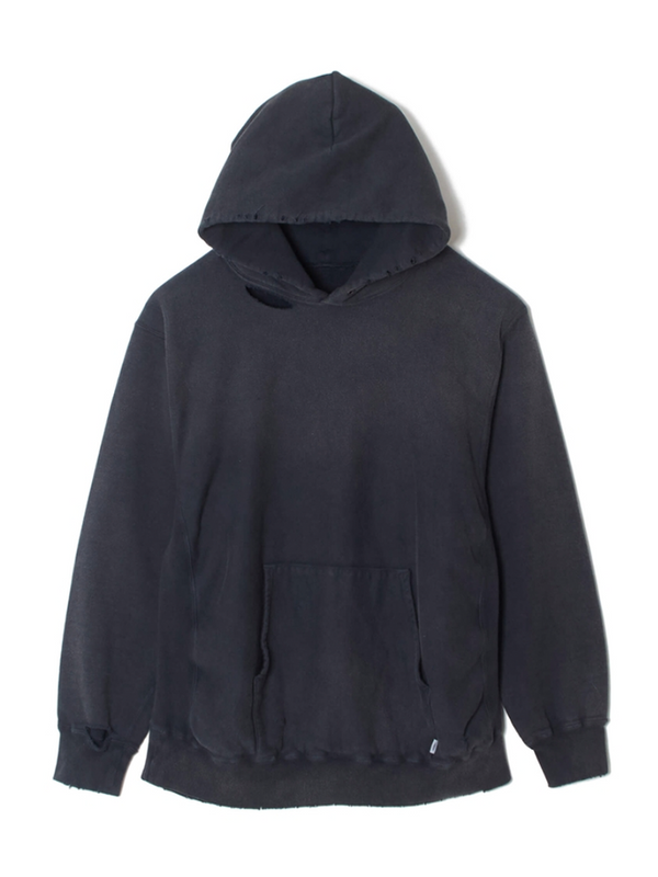 SUGARHILL / AGED HOODIE-ASH BLACK-