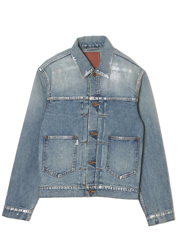 [Expected to arrive in October] SUGARHILL / FOILED DENIM JACKET-INDIGO-