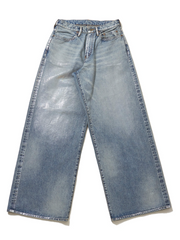 【10月入荷予定】SUGARHILL / FOILED DENIM TROUSERS WIDE CUT-INDIGO-