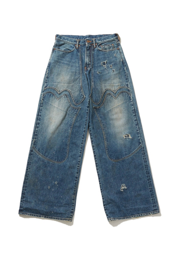 24SS SUGARHILL / FADED MODERN WESTERN WIDE TROUSERS