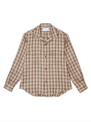 【9/10(木) 発売】SUGARHILL / OMBRE OPEN COLLER SHIRT -BEIGE-
