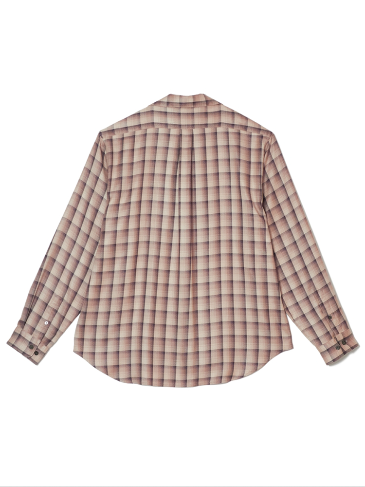 【9/10(木) 発売】SUGARHILL / OMBRE OPEN COLLER SHIRT -BEIGE-