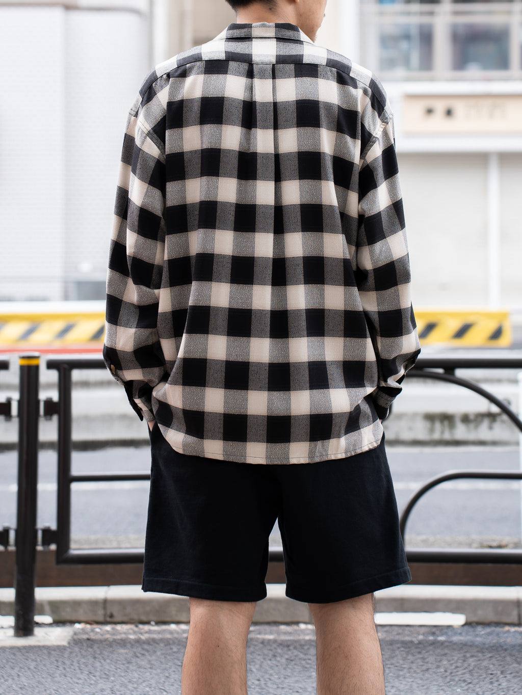 SUGARHILL(シュガーヒル) / OMBRE PLAID LOOSE OPEN COLLAR BLOUSE