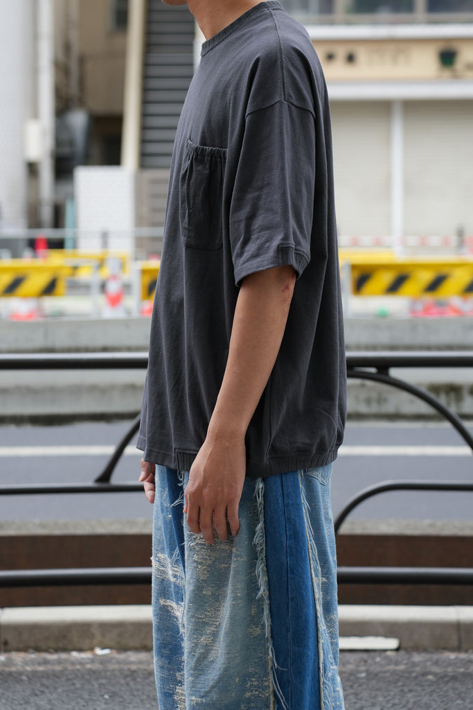 refomed(リフォメッド) / GATHER POCKET TEE -CHARCOAL-｜aIbn公式通販