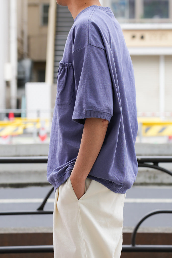 refomed/23SS/GATHER POCKET TEE/Tシャツ/3/コットン/IVO/RE23SS-CU02-